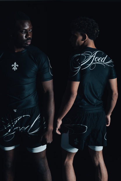 "SIGNATURE" 2-IN-1 FIGHT SHORTS